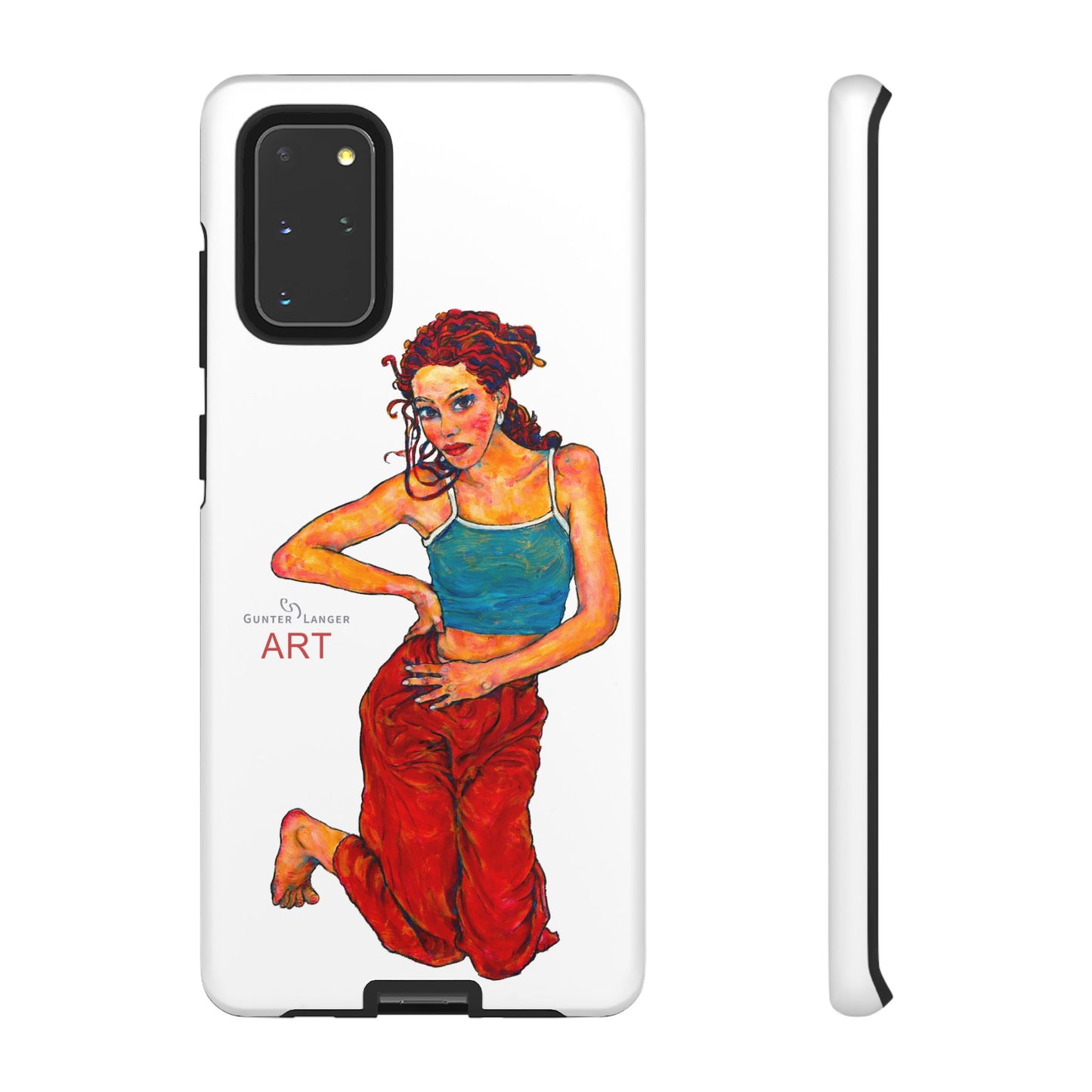 Tough Cases - Google Pixel - Samsung Galaxy - Motiv: Lea, Weiß