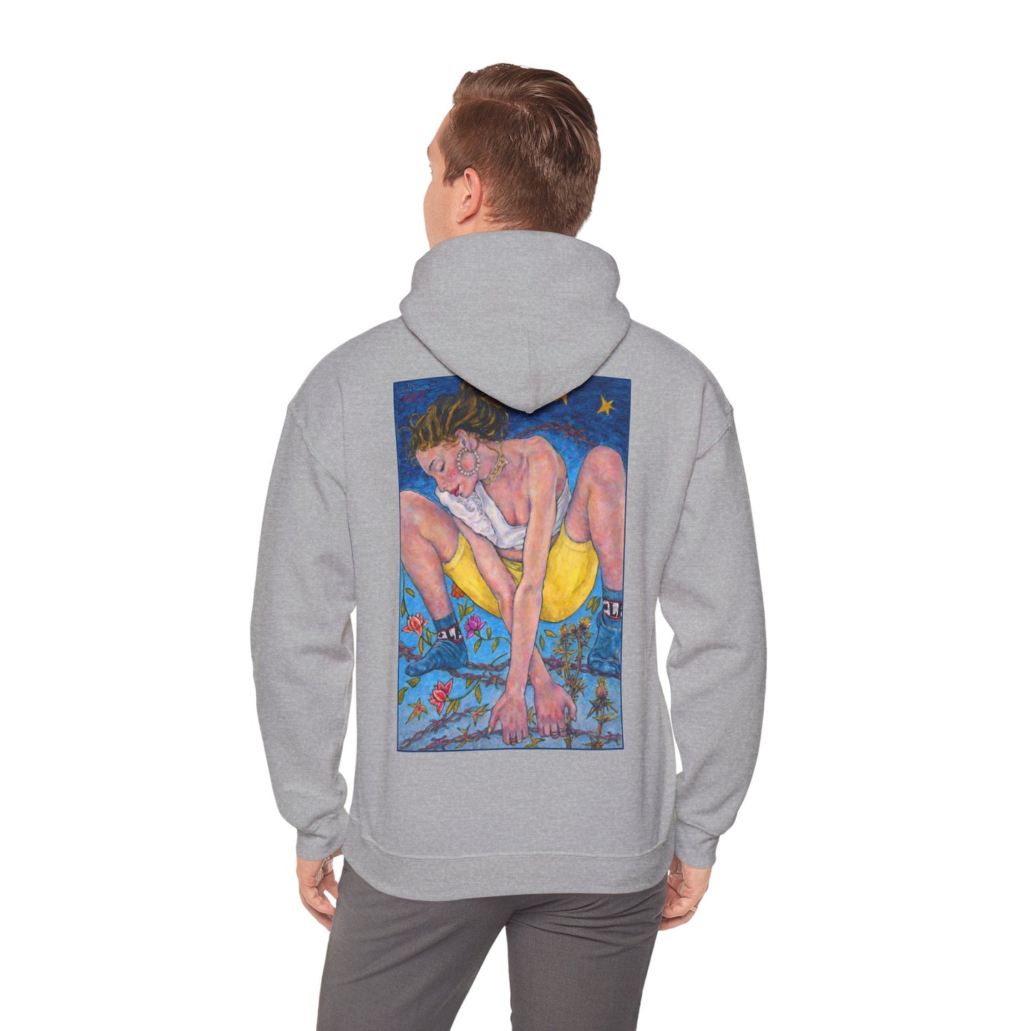Unisex Heavy Blend™ Hooded Sweatshirt - Motiv: Rückseite "Alva", H43 cm