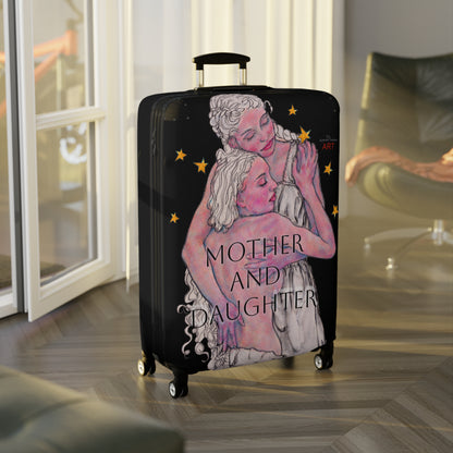 Luggage Cover - Mutter und Tochter - Motiv: Zuflucht, Sterne