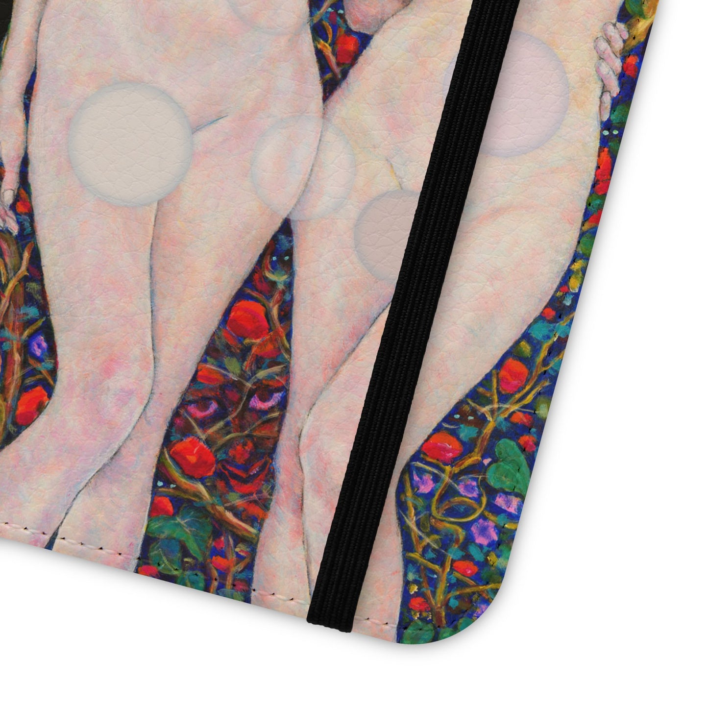 Flip Cases - Motiv: Waldnymphen, Schwarz, Seifenblasen