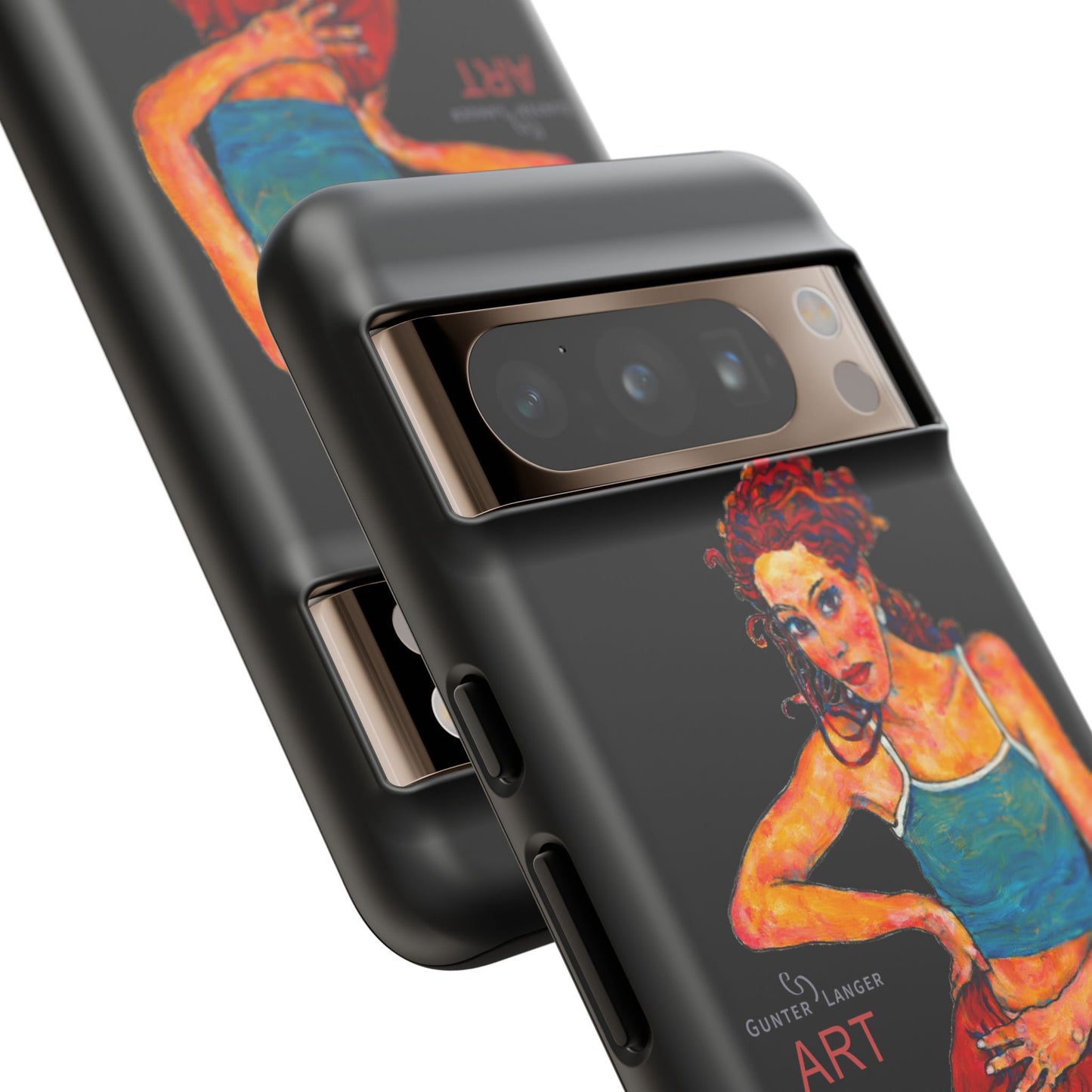 Tough Cases - Google Pixel - Samsung Galaxy - Motiv: Lea, Schwarz