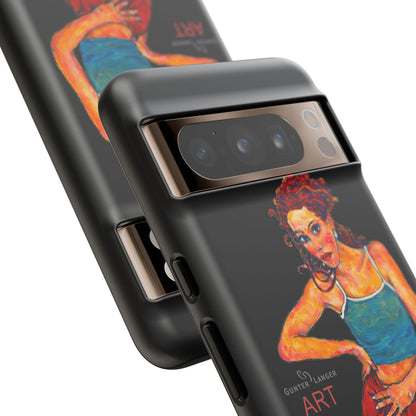 Tough Cases - Google Pixel - Samsung Galaxy - Motiv: Lea, Schwarz