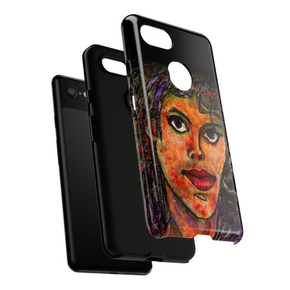 Tough Cases - Google Pixel - Samsung Galaxy - Motiv: MJ, Schwarz