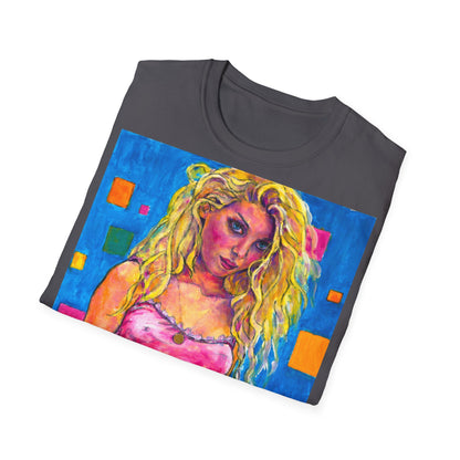 Unisex Softstyle T-Shirt - Motiv: Front Maria  H 49cm Korr2 sw