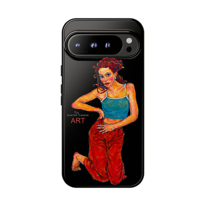 Tough Cases - Google Pixel - Samsung Galaxy - Motiv: Lea, Schwarz