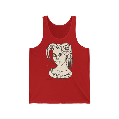 Unisex Jersey Tank- Motiv "Magda" H 32 cm
