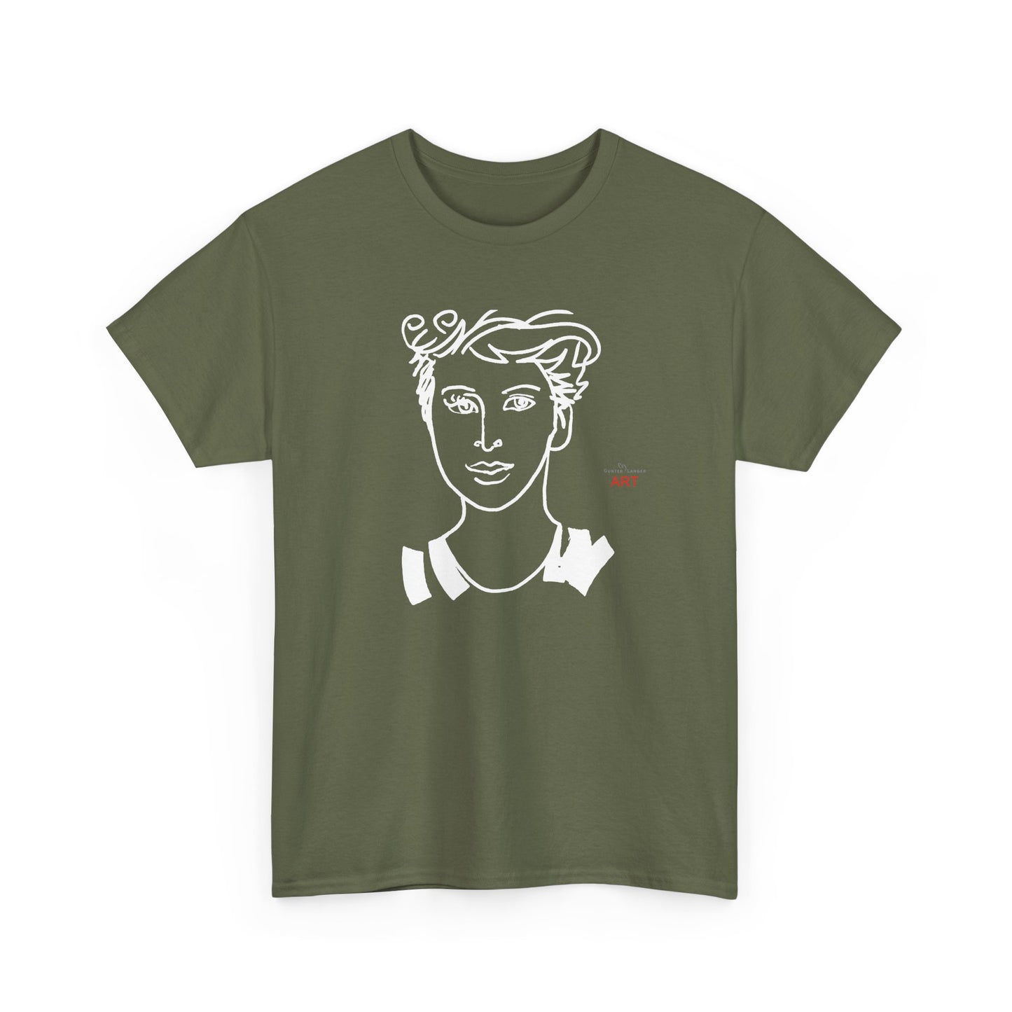 Unisex Heavy Cotton Tee - Motiv: Lars Front