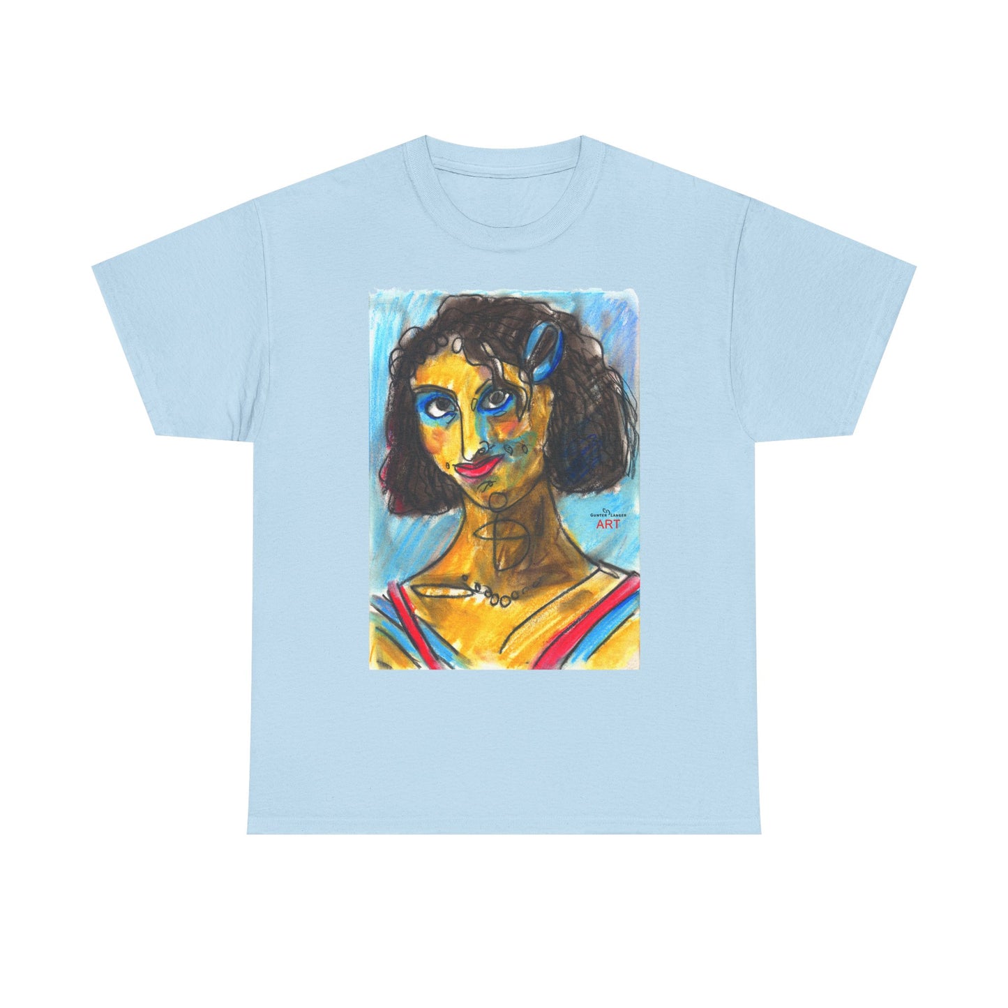 Unisex Heavy Cotton Tee - Motiv: Front Frechdax