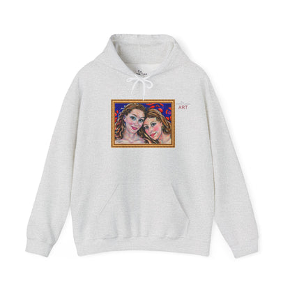 Unisex Heavy Blend™ Hooded Sweatshirt - Motiv: Front "Freundinnen" H 17,5 cm