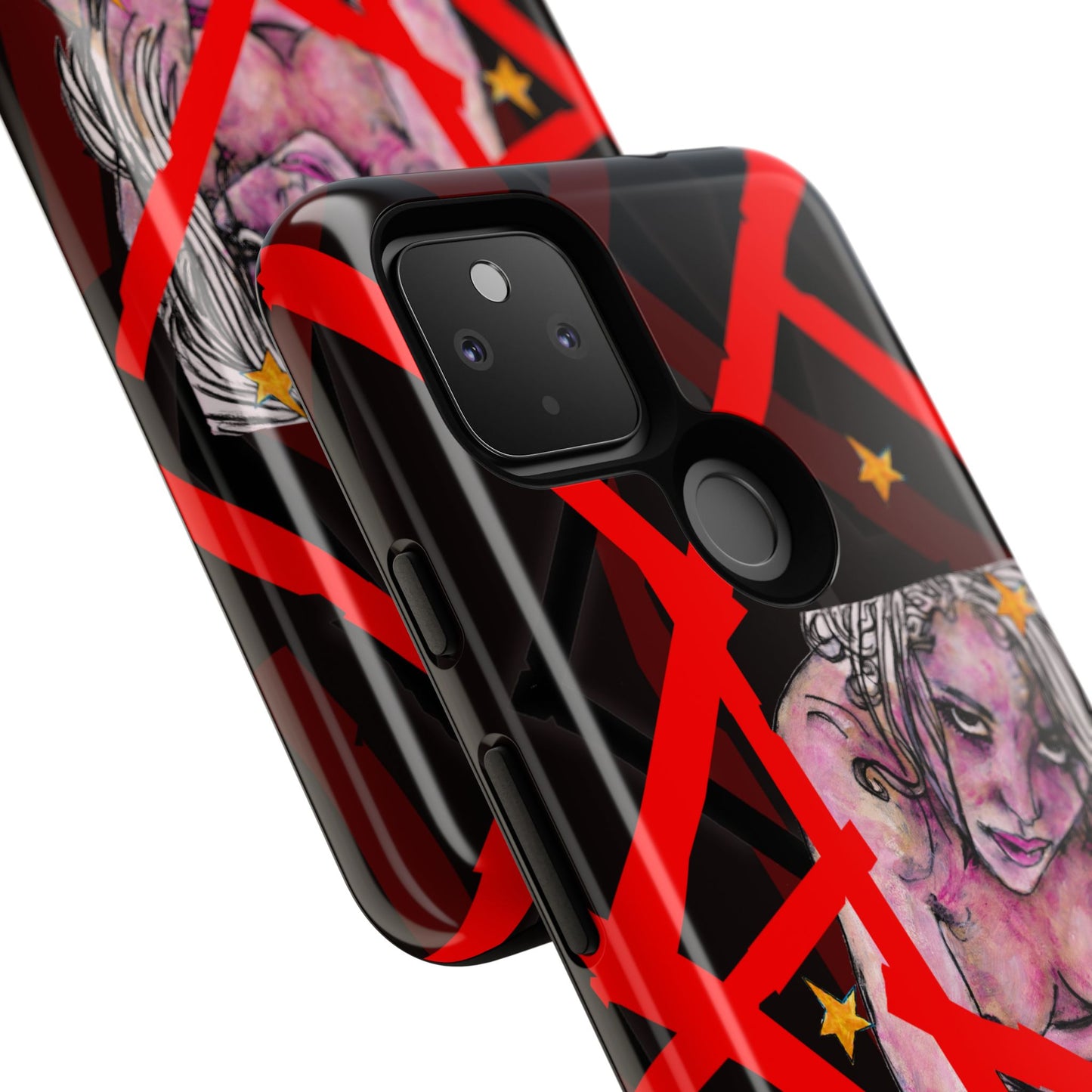 Tough Cases - Google Pixel - Samsung Galaxy - Motiv: Stella, Mikado