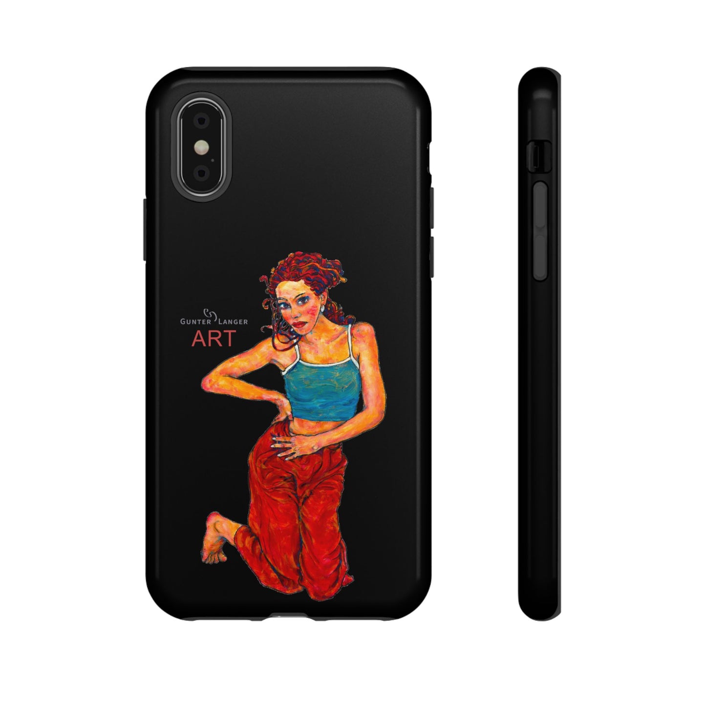 Tough Cases - iPhone - Motiv: Lea, Schwarz