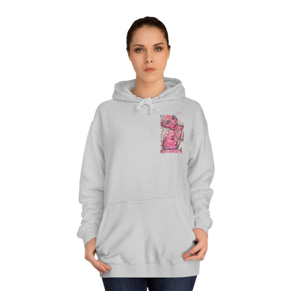 Unisex College Hoodie - Motiv: Front Zuflucht & Rückseite Zuflucht