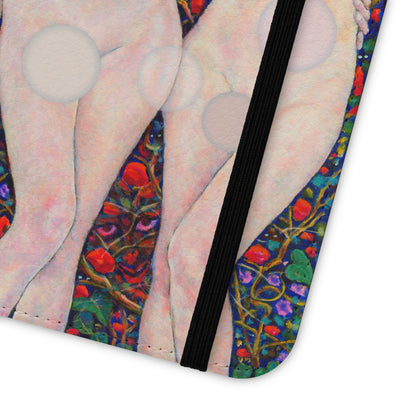 Flip Cases - Motiv: Waldnymphen, Schwarz, Seifenblasen