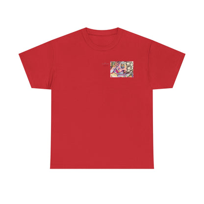 Unisex Heavy Cotton Tee - Motiv:  Motiv: Front Mara, H 9 cm & Rückseite Mara, H 27 cm