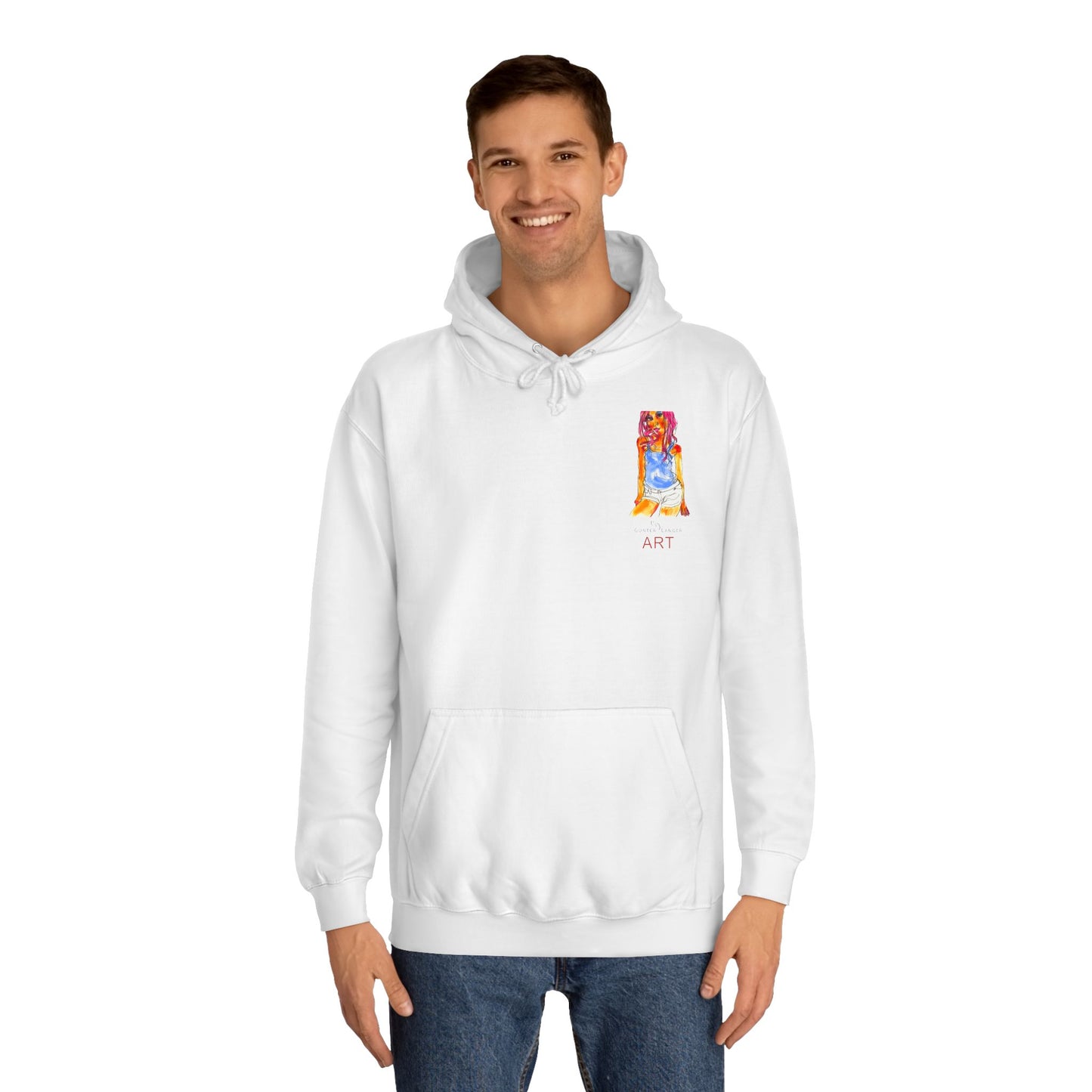 Unisex College Hoodie -  Motiv: Steffi (klein) & Steffi
