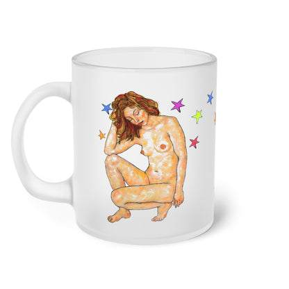 Frosted Glass Mug - Motiv: Aphrodite