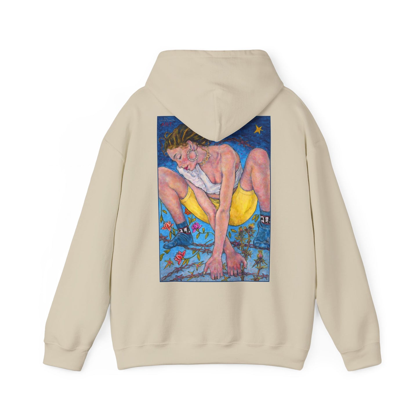 Unisex Heavy Blend™ Hooded Sweatshirt - Motiv: Rückseite "Alva", H43 cm
