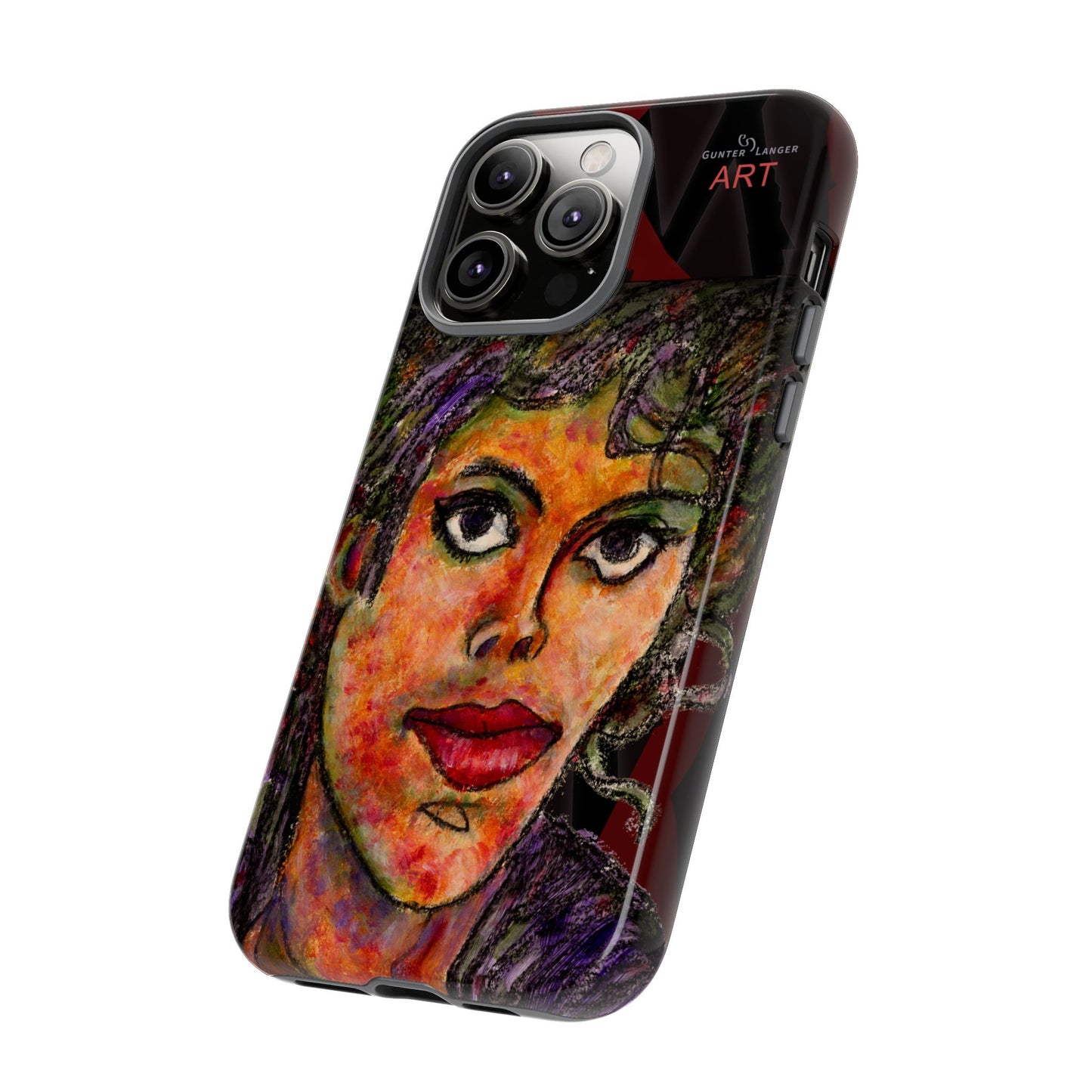 Tough Cases - iPhone - Motiv: MJ, Schwarz