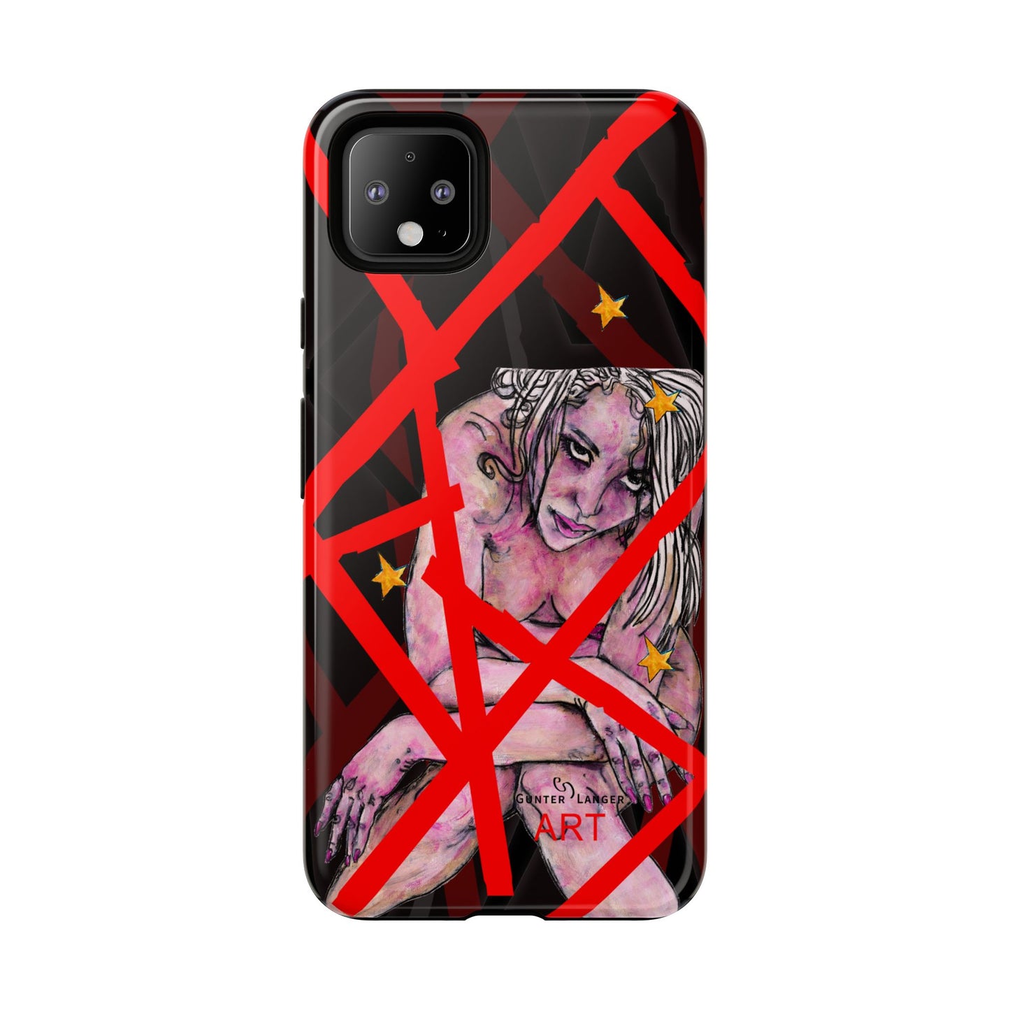 Tough Cases - Google Pixel - Samsung Galaxy - Motiv: Stella, Mikado