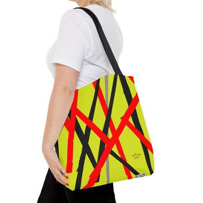 Tote Bag (AOP) - Motiv: Mikado, Hellgrün