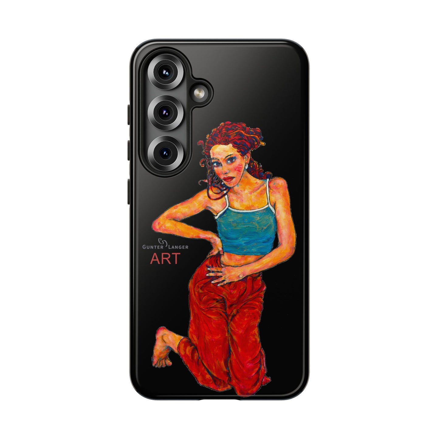 Tough Cases - Google Pixel - Samsung Galaxy - Motiv: Lea, Schwarz