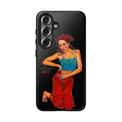 Tough Cases - Google Pixel - Samsung Galaxy - Motiv: Lea, Schwarz