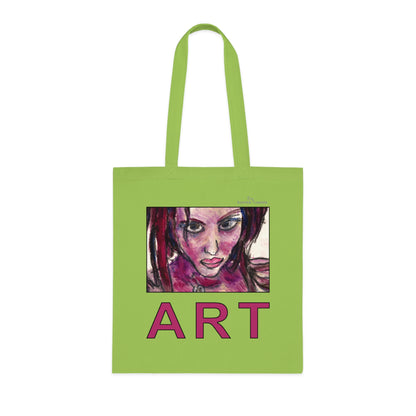 Cotton Tote - Motiv: Lola ART, einseitig bedruckt, H 17,5 cm