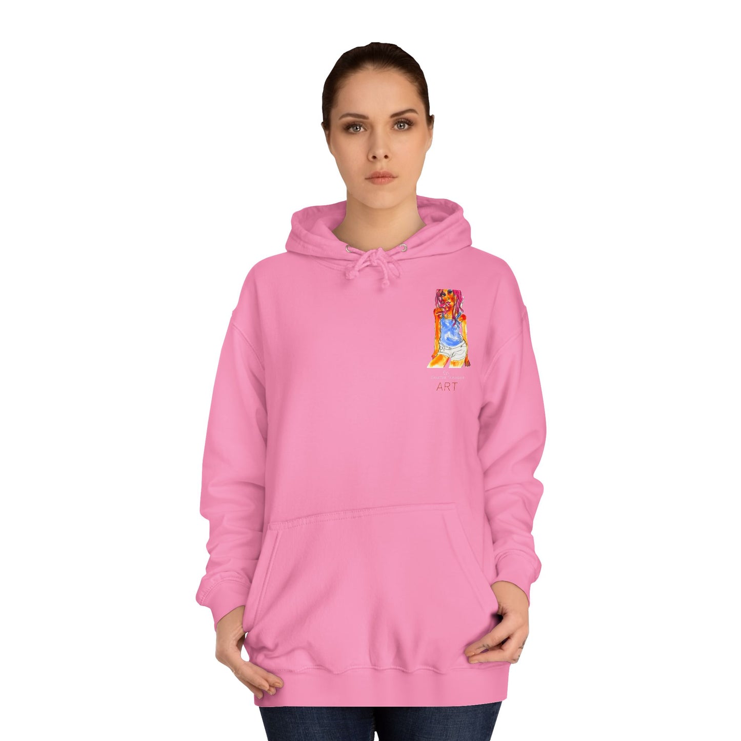 Unisex College Hoodie -  Motiv: Steffi (klein) & Steffi