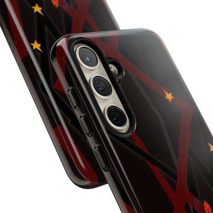 Tough Cases - Google Pixel - Samsung Galaxy - Motiv: Katze schwebt und Ranken, H 5,26 cm, Mikado3