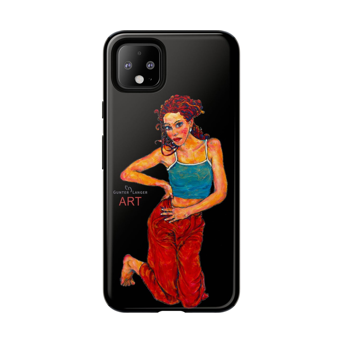 Tough Cases - Google Pixel - Samsung Galaxy - Motiv: Lea, Schwarz