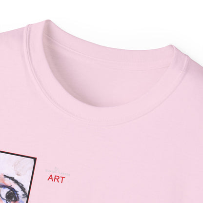 Unisex Ultra Cotton Tee - Motiv: Front Annette (Ausschnitt) & Rückseite Annette