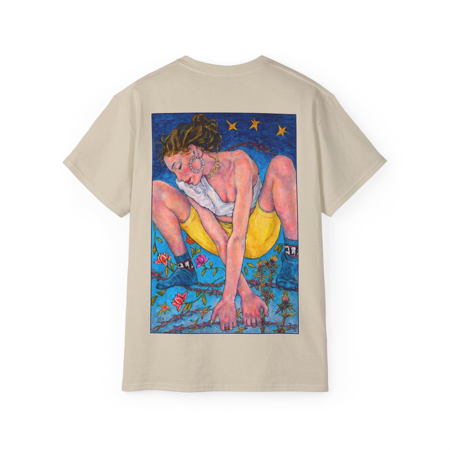 Unisex Ultra Cotton Tee - Motiv: Alva & Alva, Neck Label