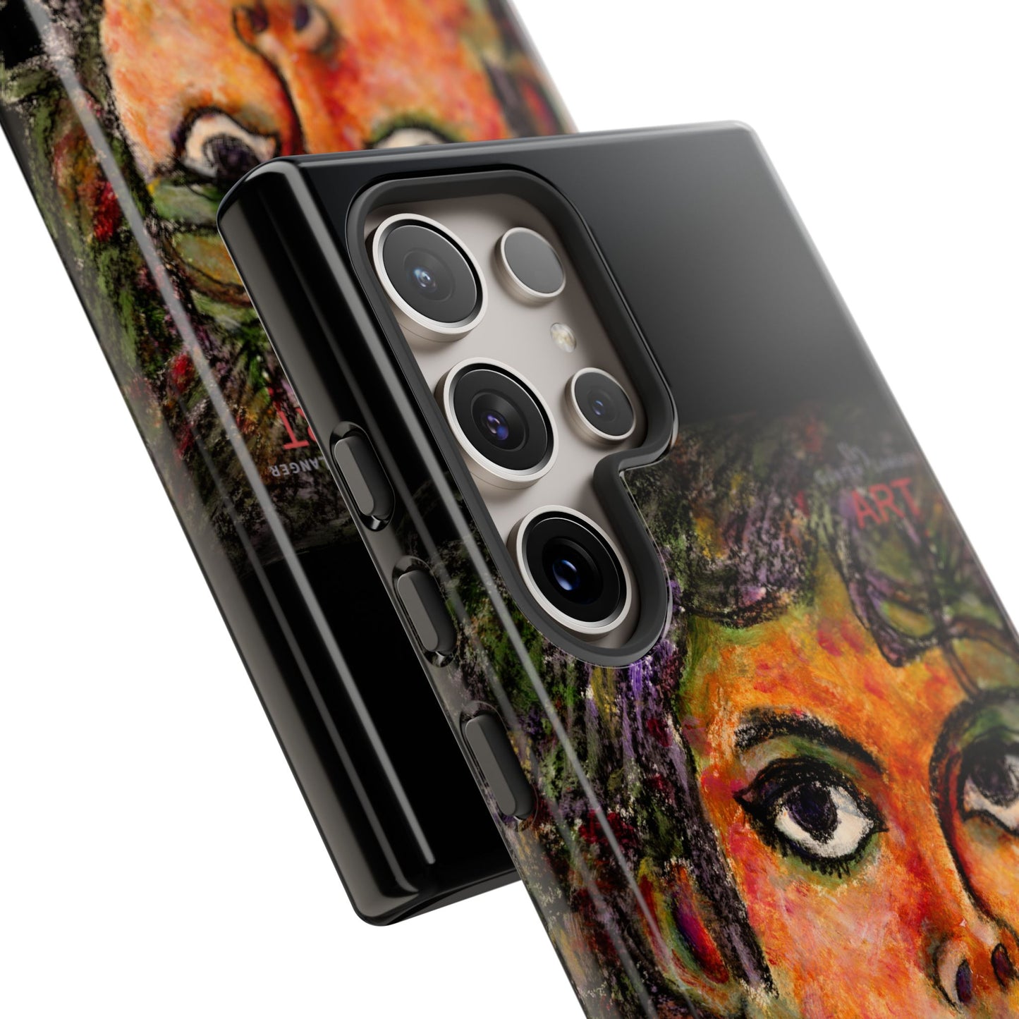 Tough Cases - Google Pixel - Samsung Galaxy - Motiv: MJ, Schwarz