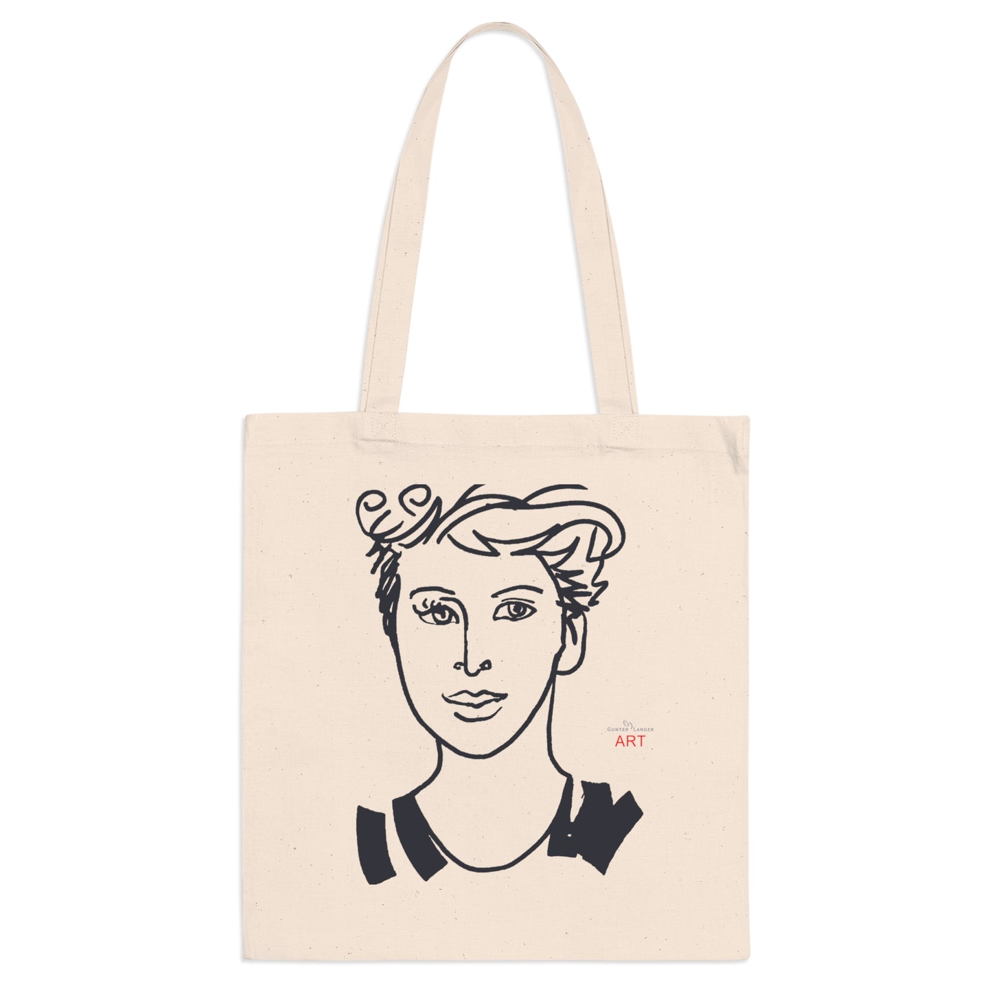 Tote Bag - Motiv: Lars, einseitig bedruckt, H30,5 cm