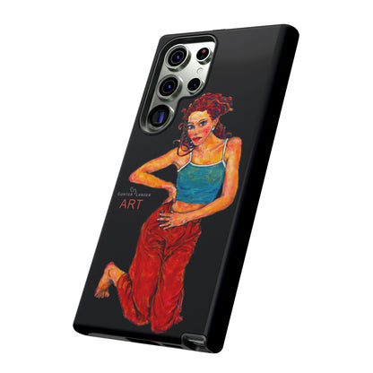 Tough Cases - Google Pixel - Samsung Galaxy - Motiv: Lea, Schwarz