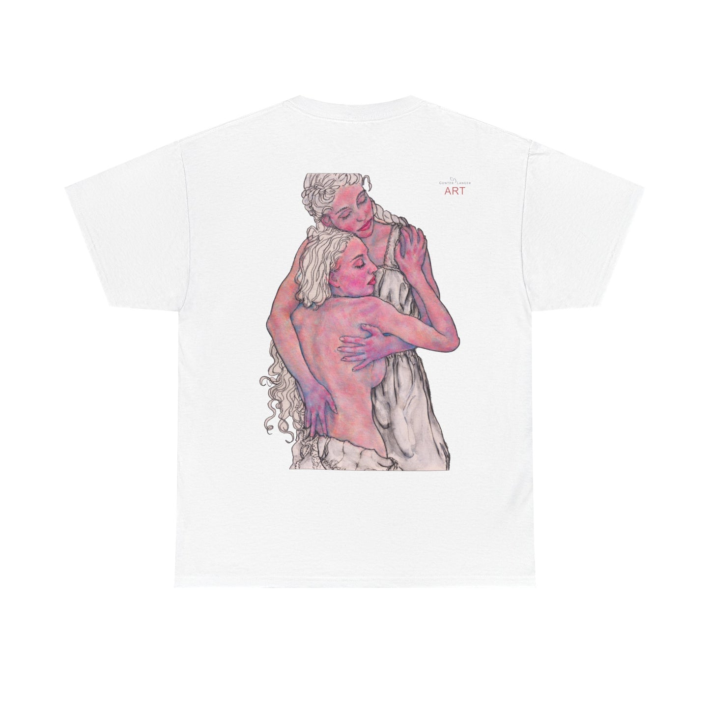 Unisex Heavy Cotton Tee - Motiv: Rückseite Zuflucht (groß)