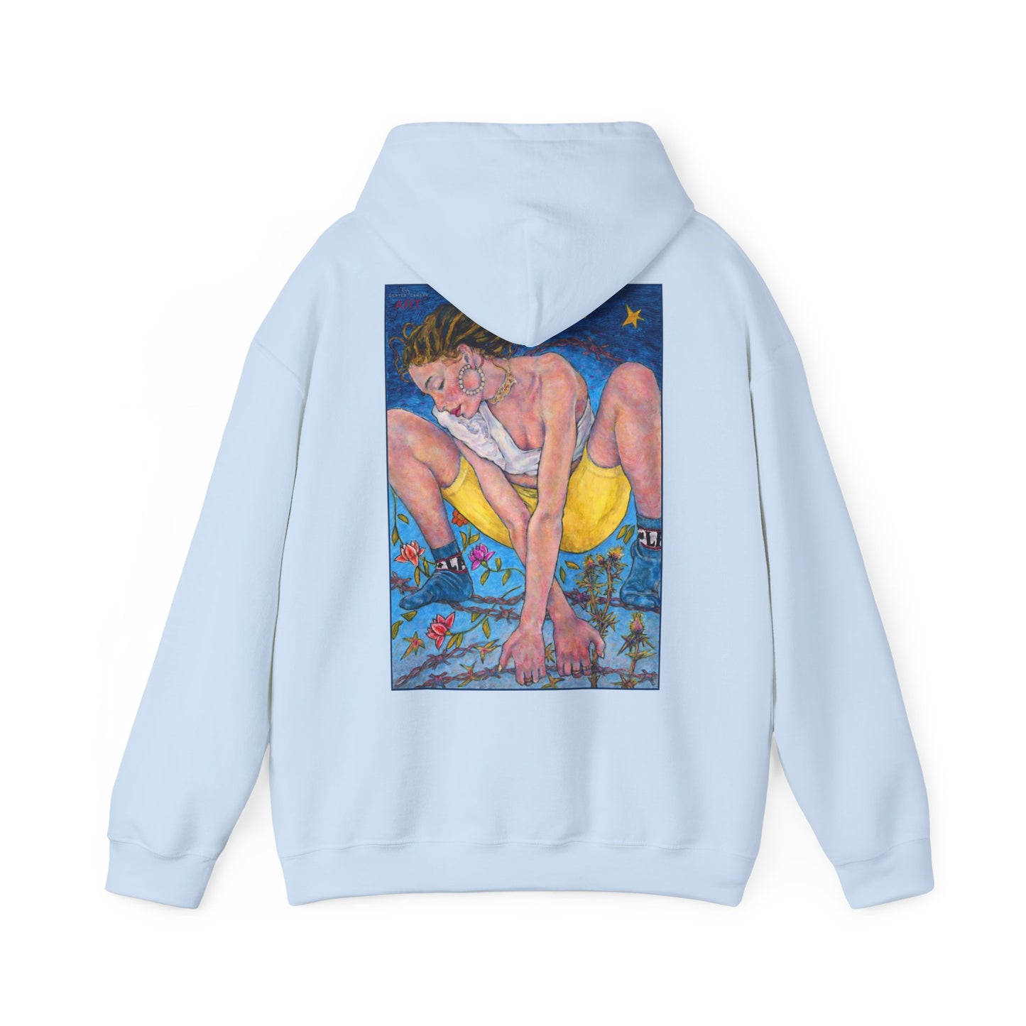 Unisex Heavy Blend™ Hooded Sweatshirt - Motiv: Rückseite "Alva", H43 cm
