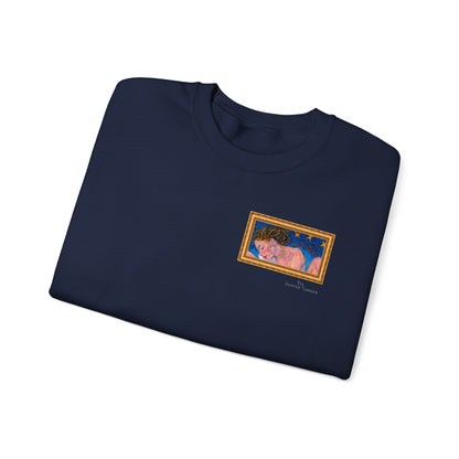 Unisex Heavy Blend™ Crewneck Sweatshirt - Motiv: Front Alva (Ausschnitt) &  Rückseite Alva