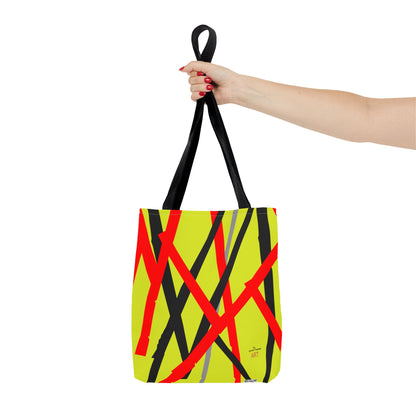 Tote Bag (AOP) - Motiv: Mikado, Hellgrün