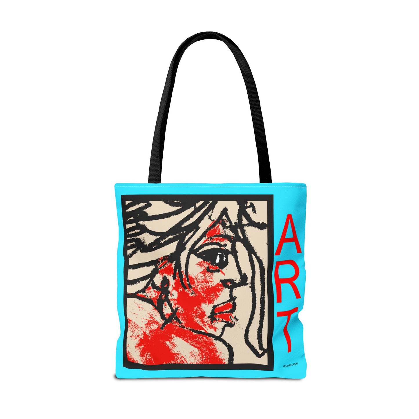 Tote Bag (AOP) - Motiv:  Front Ria & Rückseite Ria Blau