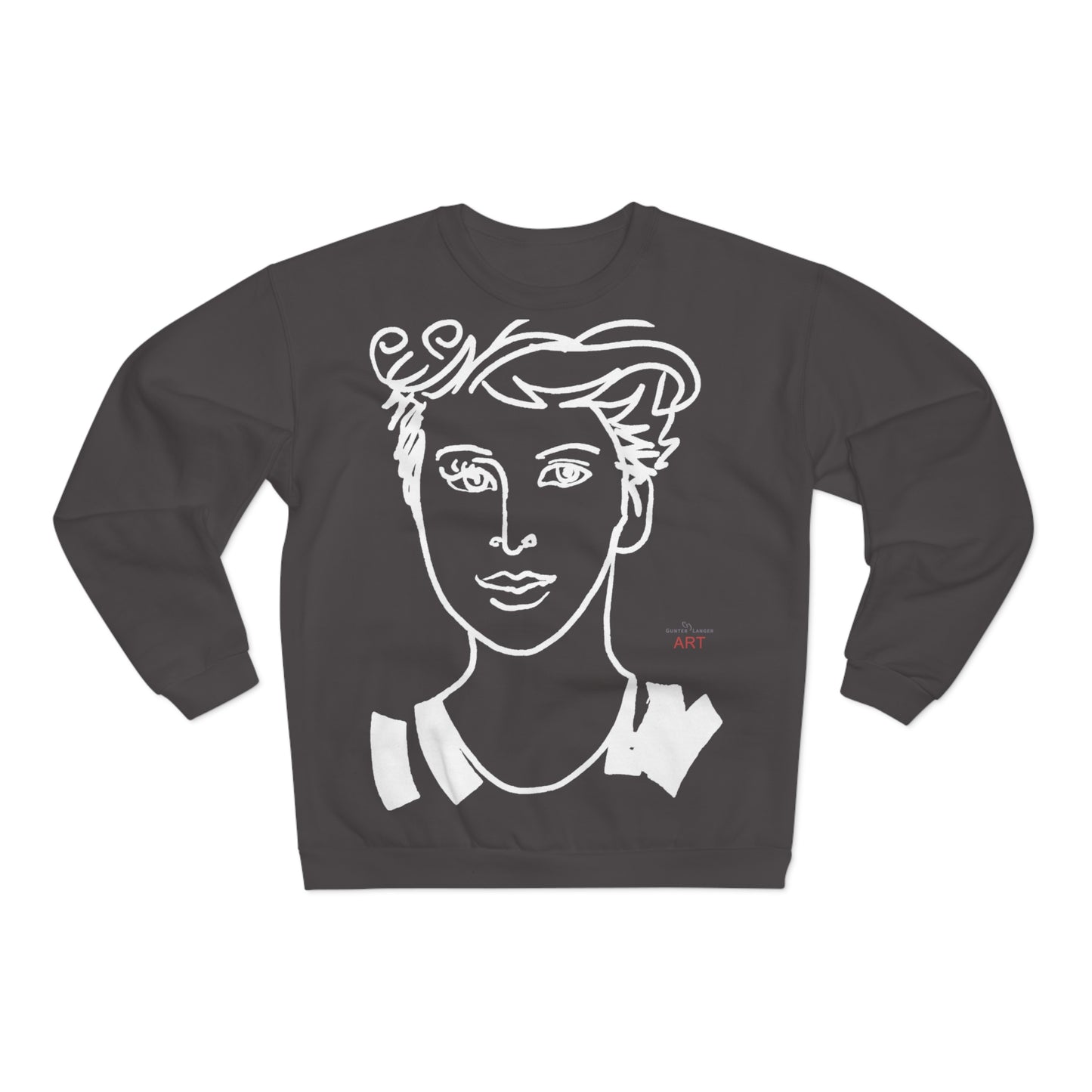 Unisex Crew Neck Sweatshirt (EU) - Motiv Lars & Lars (weiß)