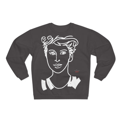 Unisex Crew Neck Sweatshirt (EU) - Motiv Lars & Lars (weiß)