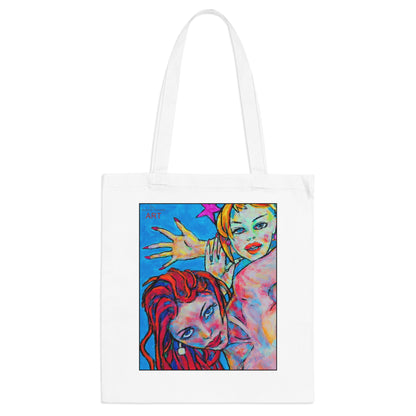 Tote Bag - Motiv: Valea und Sophia, einseitig bedruckt, H30,5 cm