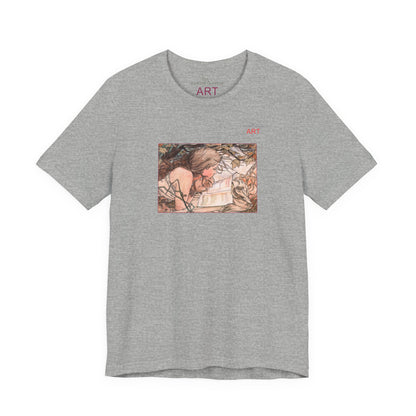 Jersey Short Sleeve Tee - Motiv: Front Antonia, H 15,73 cm