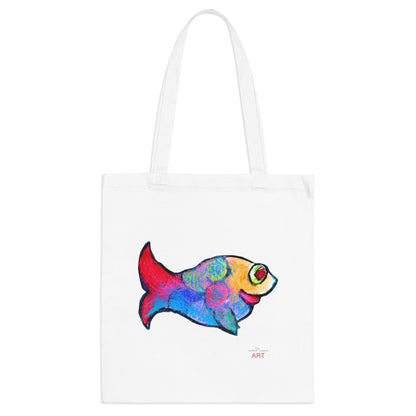 Tote Bag - Motiv: Fisch, einseitig bedruckt