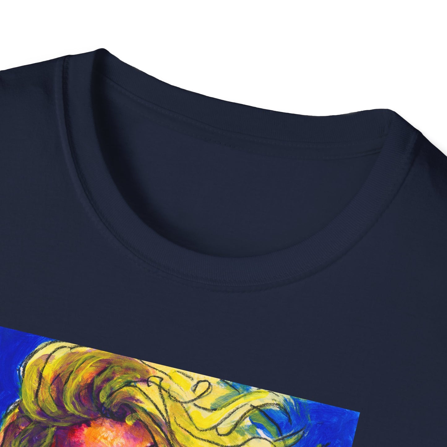 Unisex Softstyle T-Shirt - Motiv: Front Mascha,  H 33cm Korr2 sw