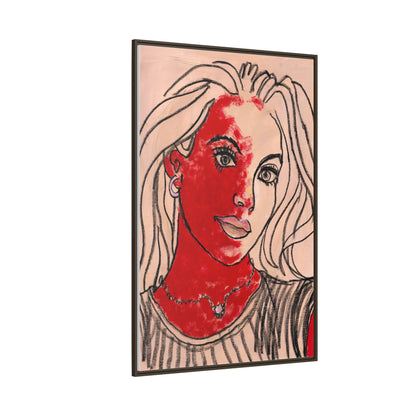 Matte Canvas, Framed (Multi-color) - Motiv: Christina, H 91,4 cm bis 152,4 cm