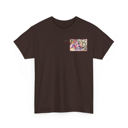 Unisex Heavy Cotton Tee - Motiv:  Motiv: Front Mara, H 9 cm & Rückseite Mara, H 27 cm