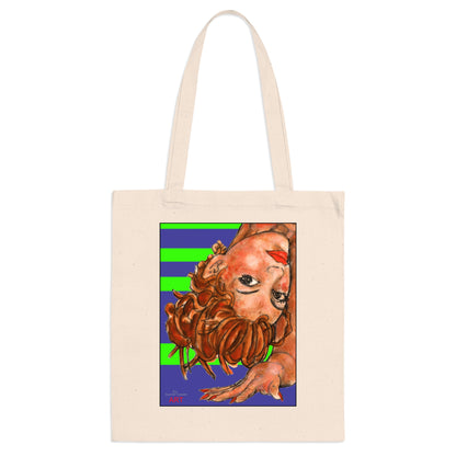 Tote Bag - Motiv: Sylvia, einseitig bedruckt, H 30,5 cm