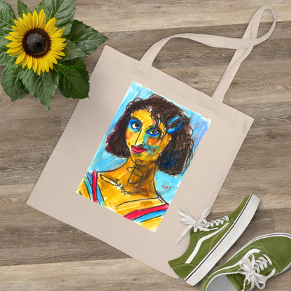 Tote Bag - Motiv: Frechdax, einseitig bedruckt, H 30,5 cm